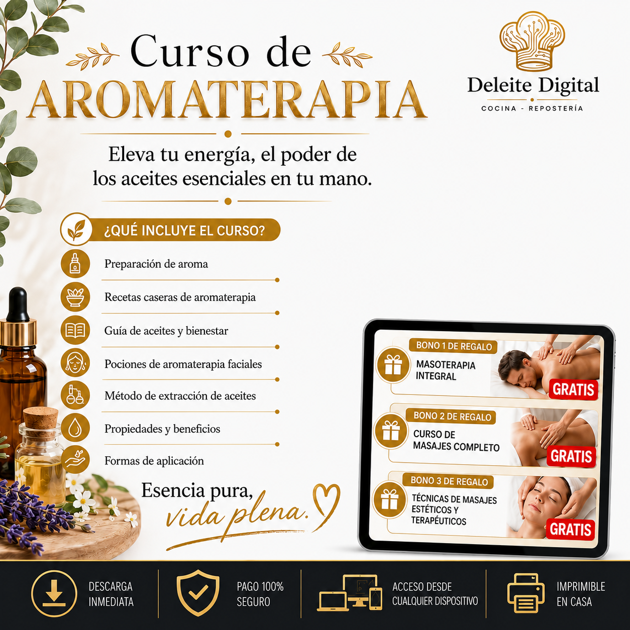 CURSO DE AROMATERAPIA