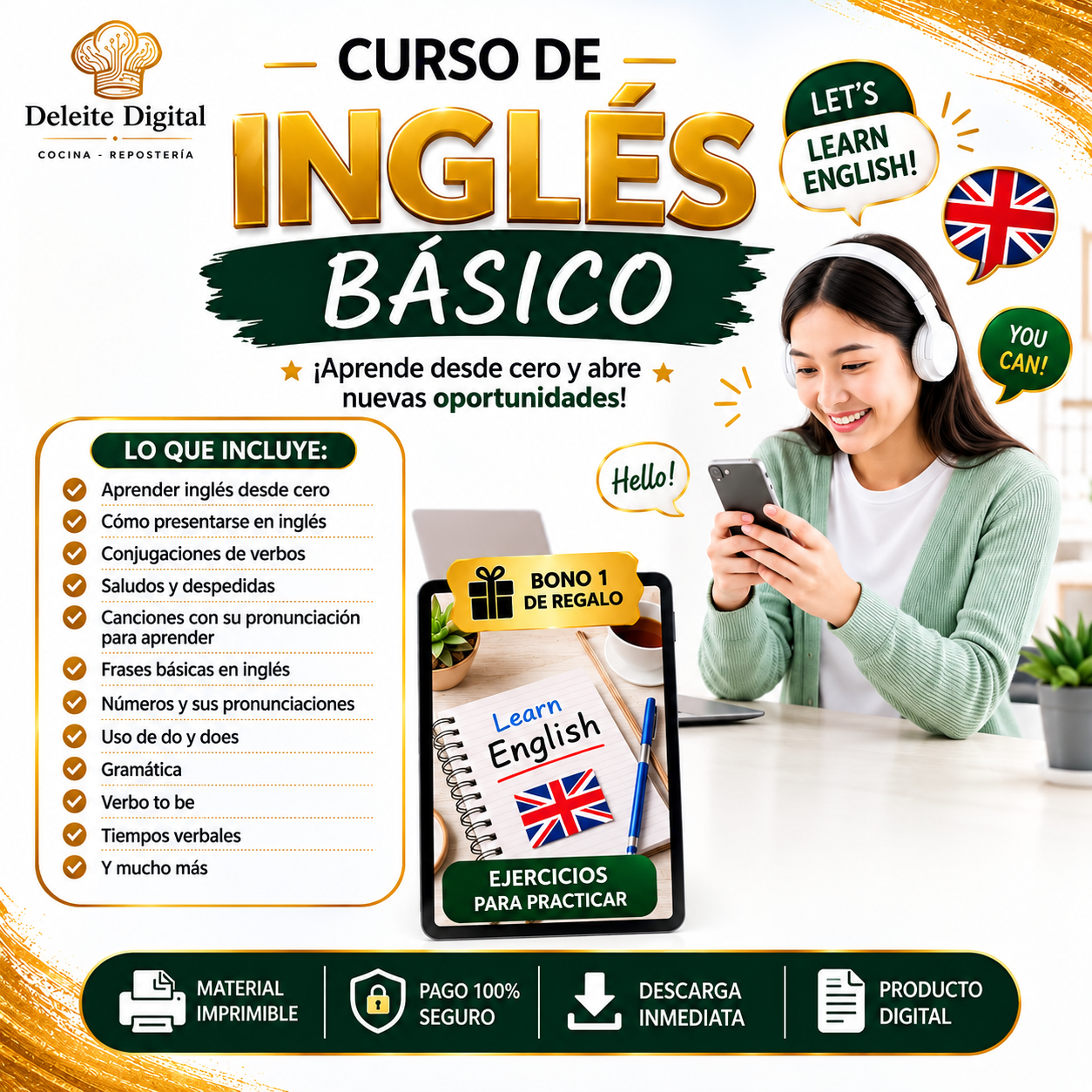 CURSO BÁSICO DE INGLÉS