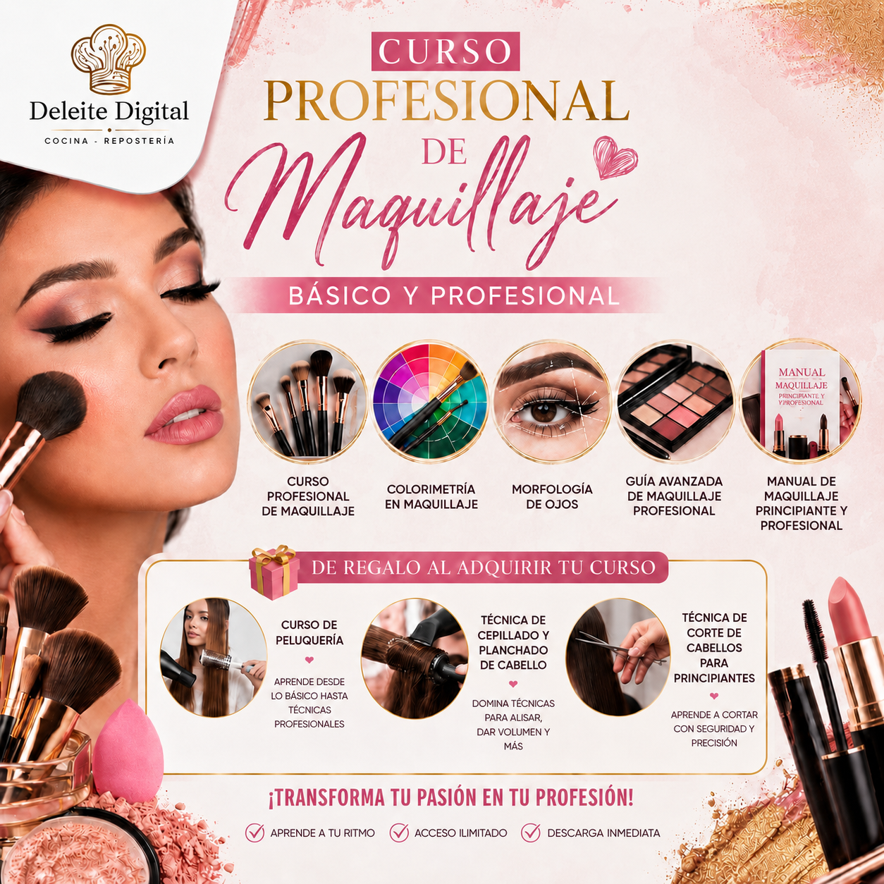 CURSO DE MAQUILLAJE