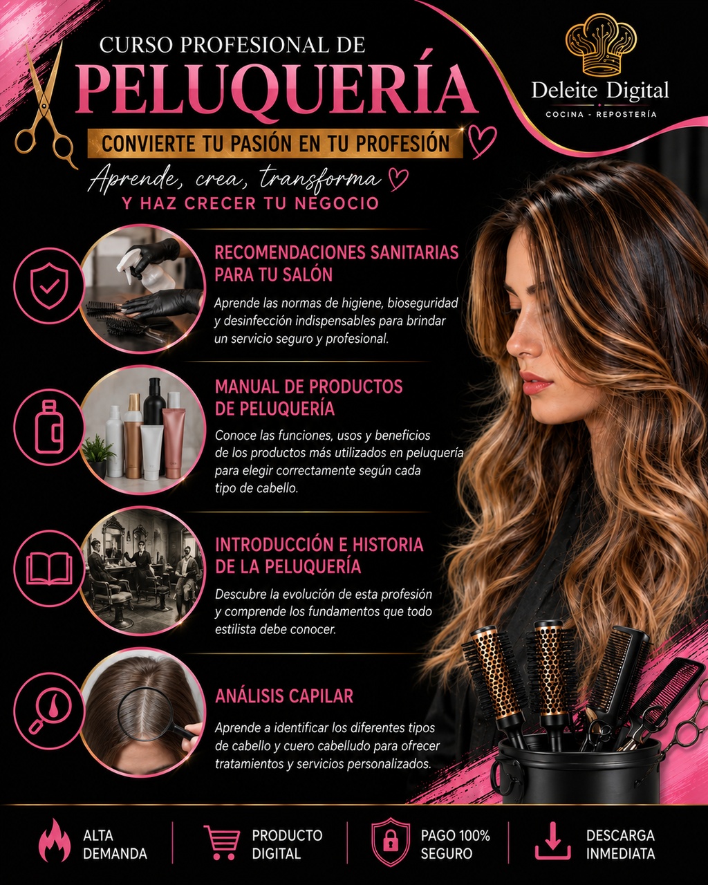 CURSO DE PELUQUERIA