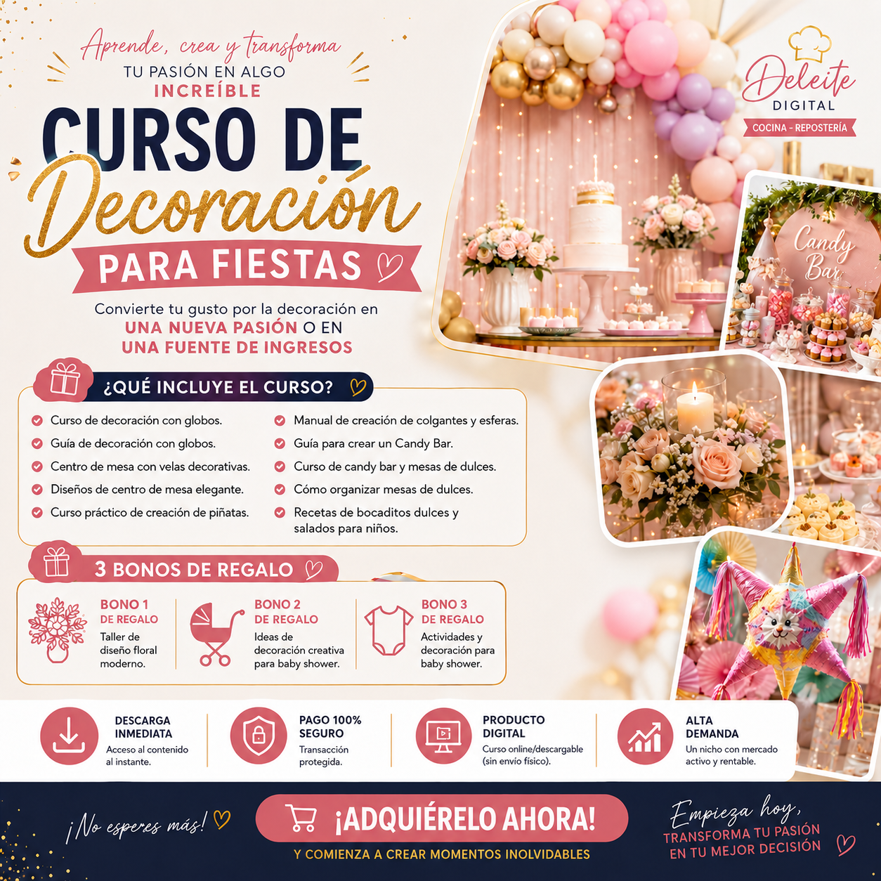 CURSO DE DECORACIÓN