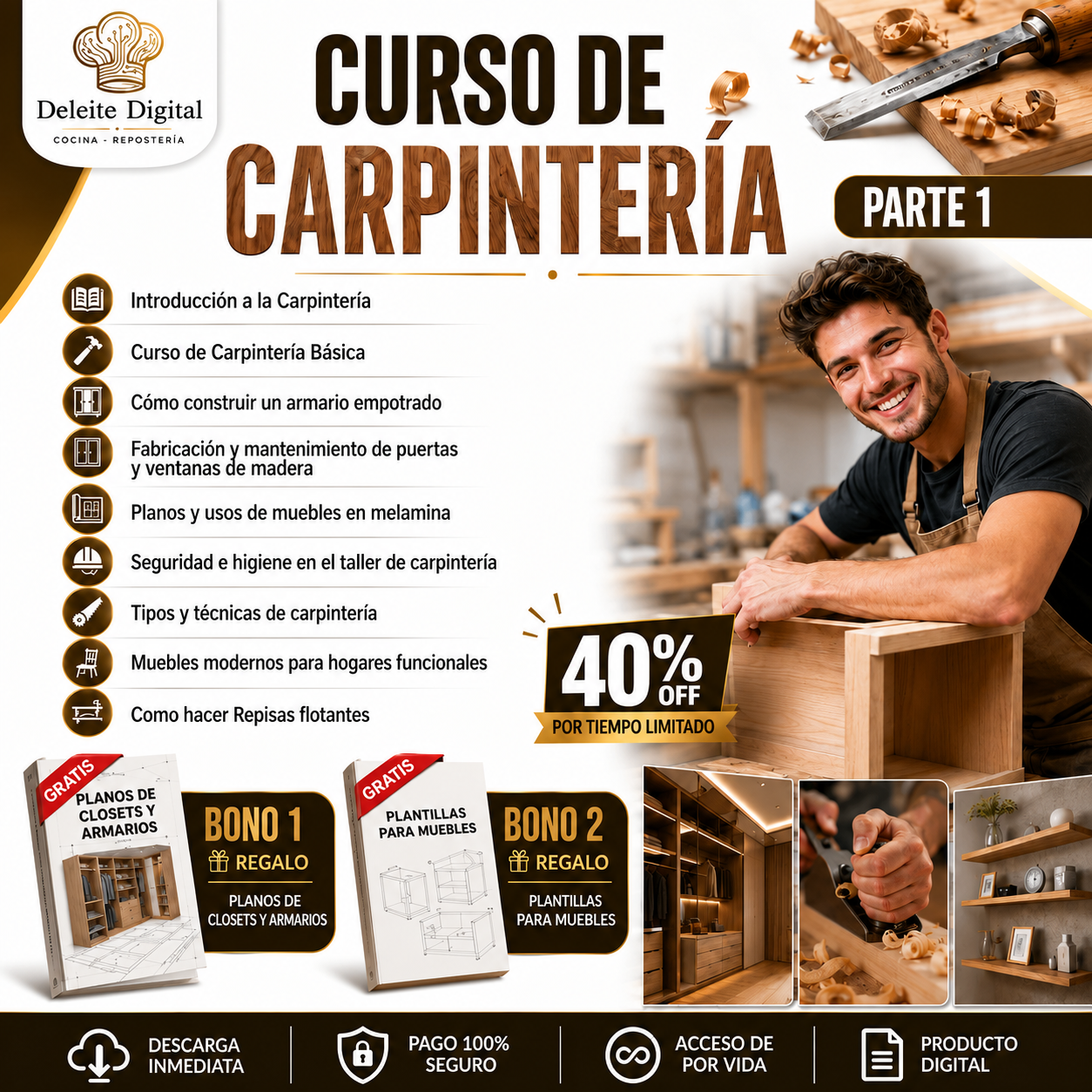CURSO DE CARPINTERIA P.1