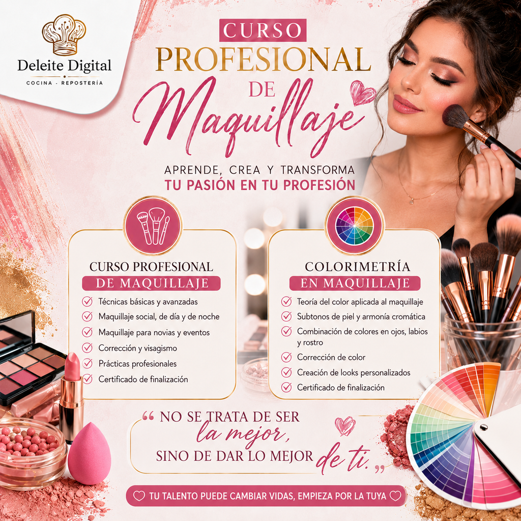 CURSO DE MAQUILLAJE
