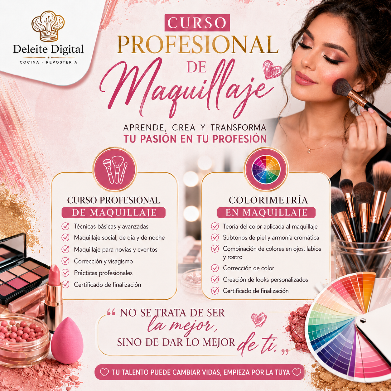 CURSO DE MAQUILLAJE