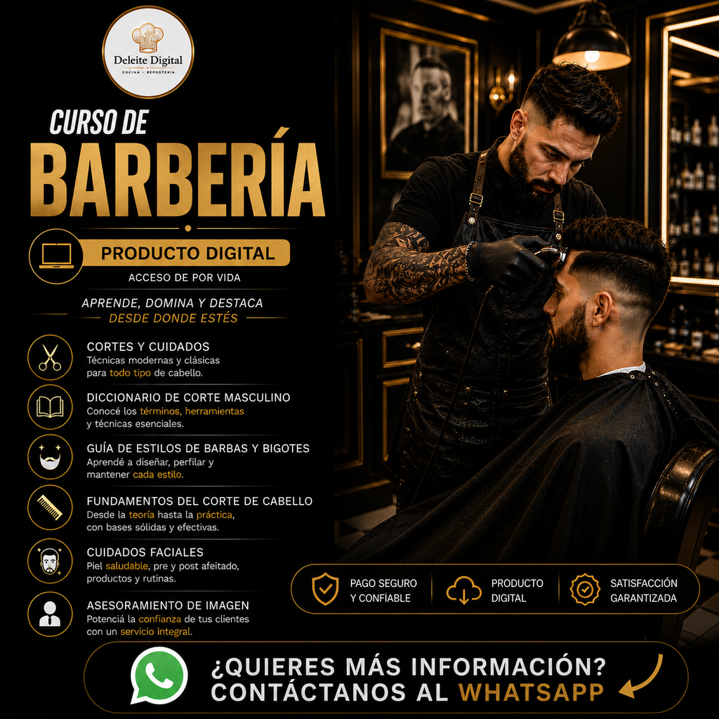 CURSO DE BARBERIA