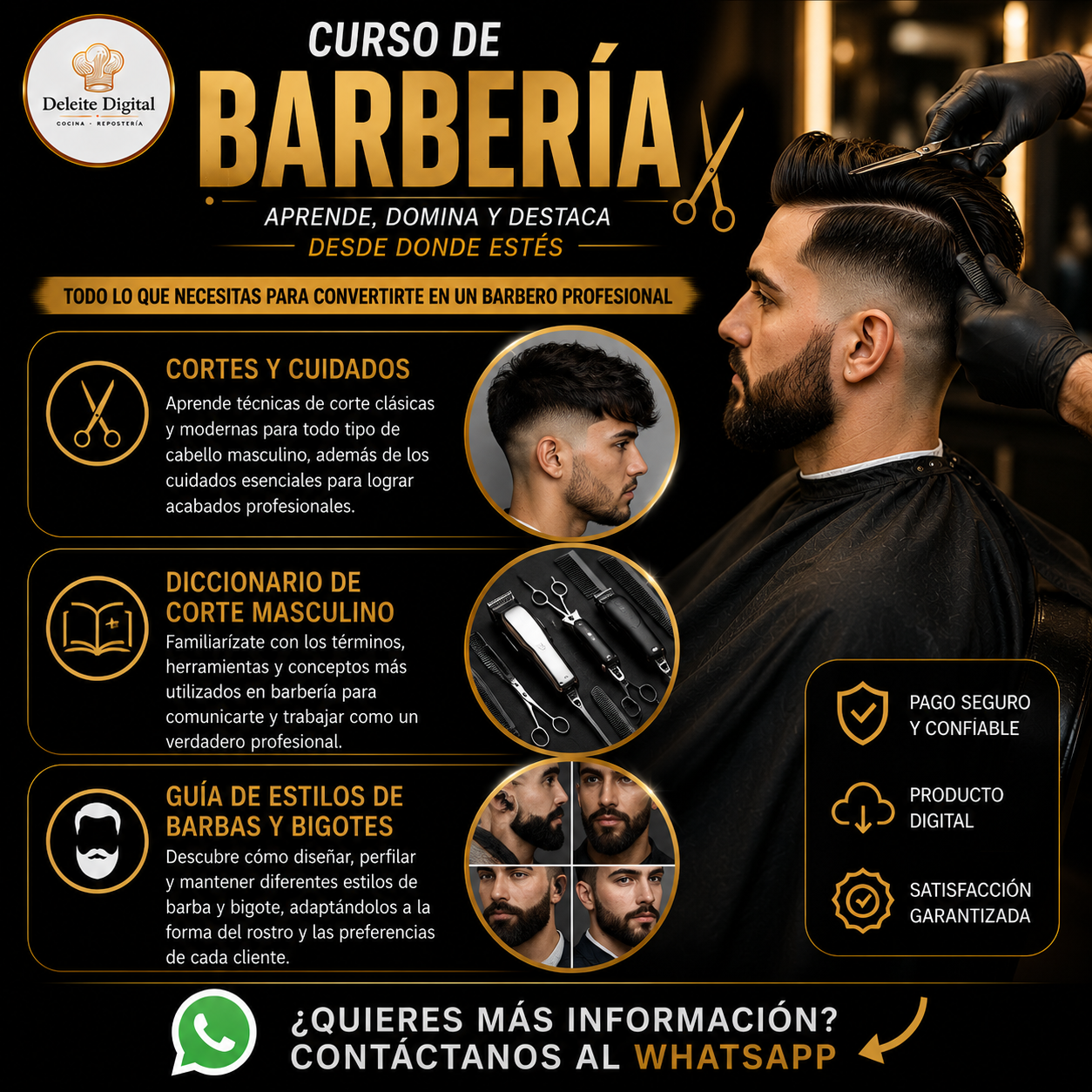 CURSO DE BARBERIA