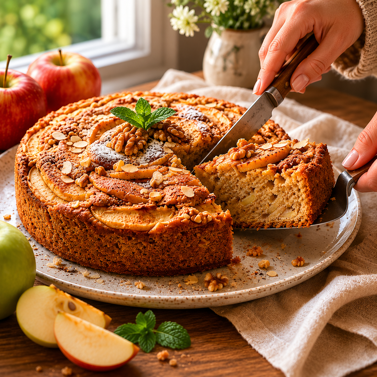 TORTA DE MANZANA