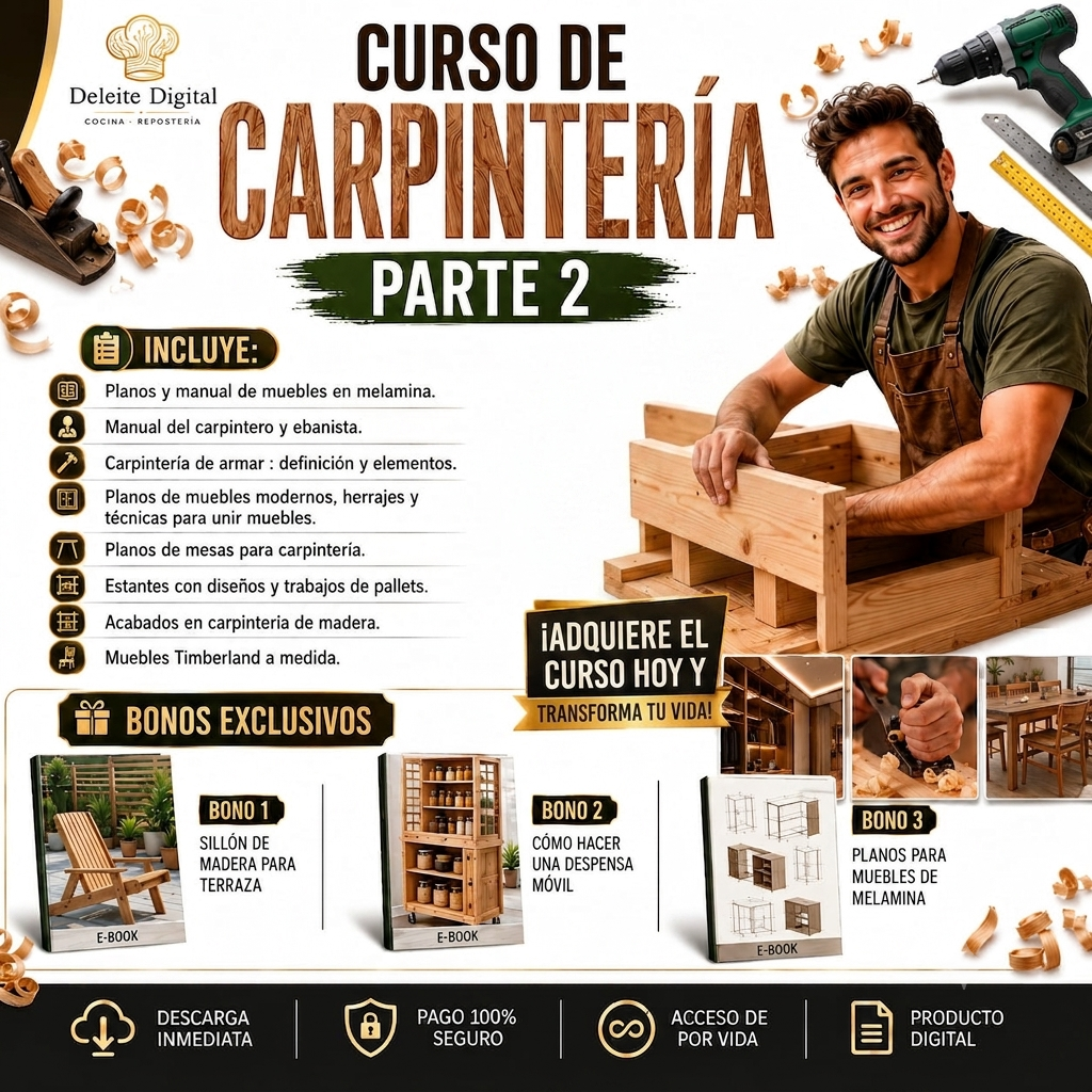 CURSOS DE CARPINTERIA P.2