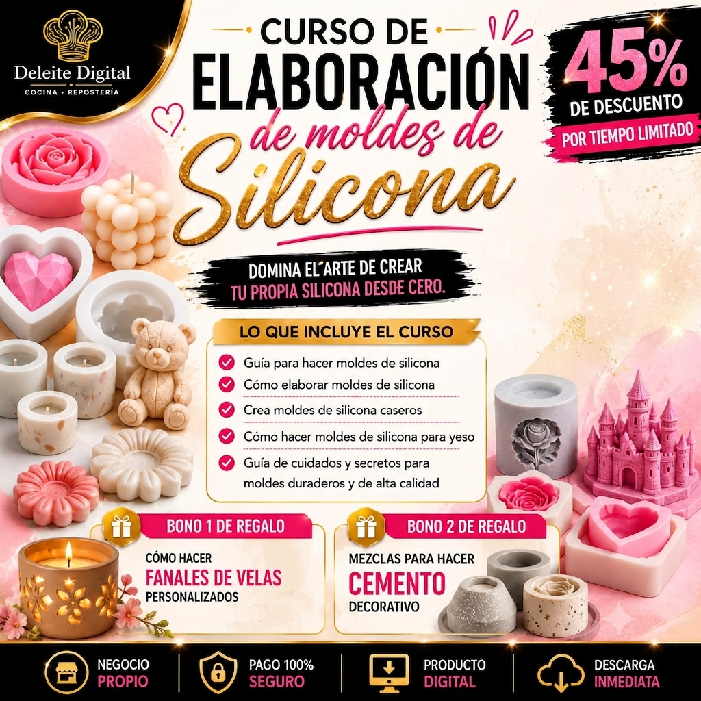 CURSO DE ELABORACION DE MOLDES DE SILICONA