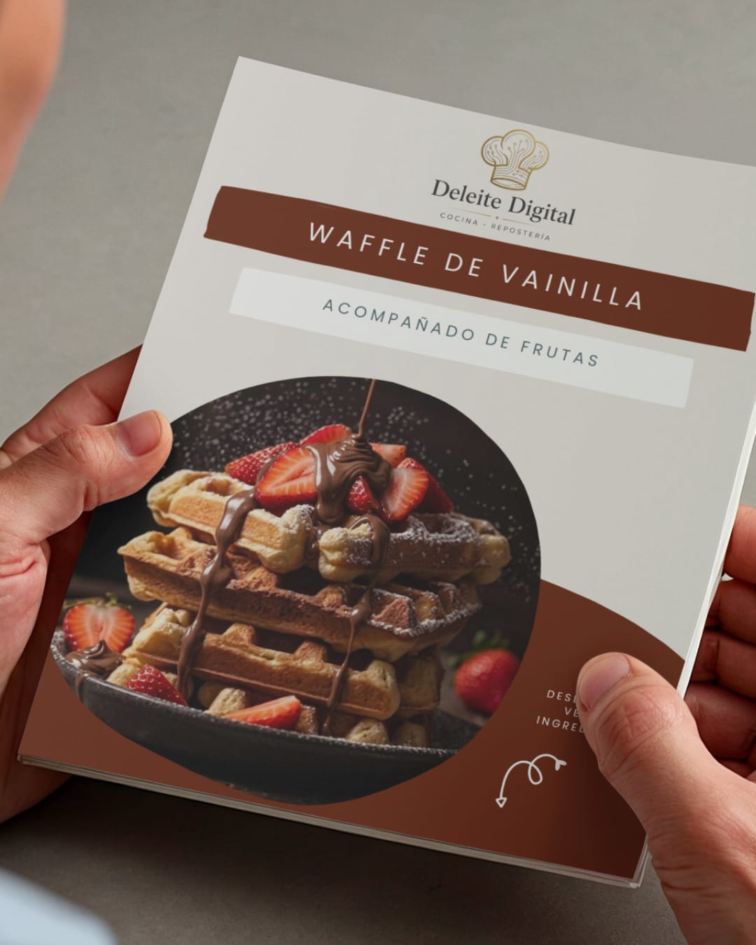 WAFFLE DE VAINILLA