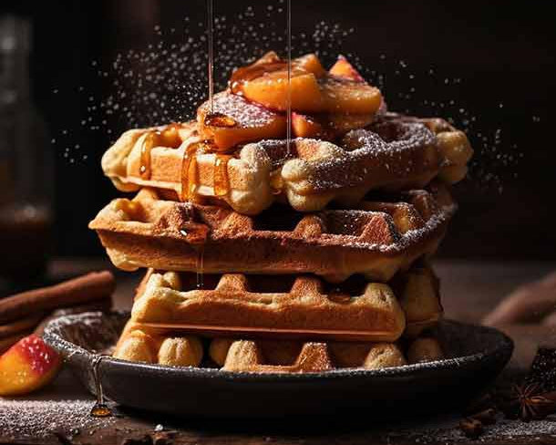 WAFFLE DE VAINILLA