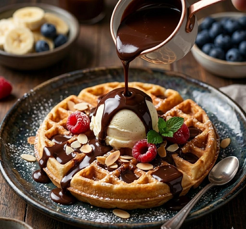 WAFFLE DE VAINILLA