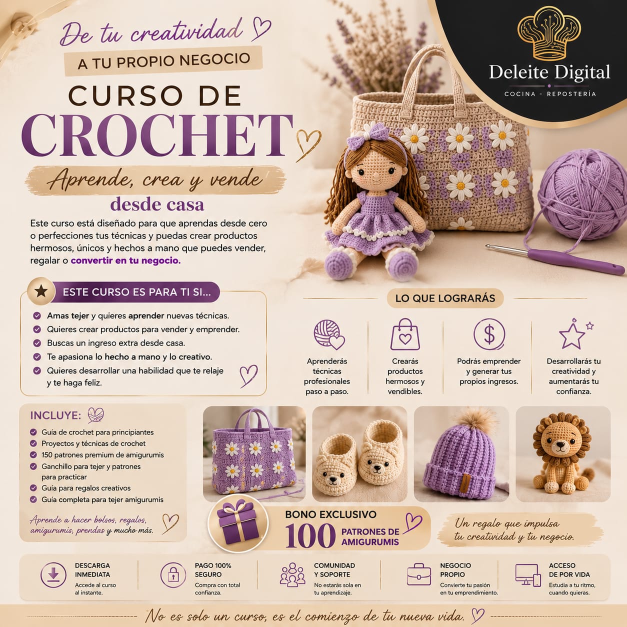 CURSO DE CROCHET