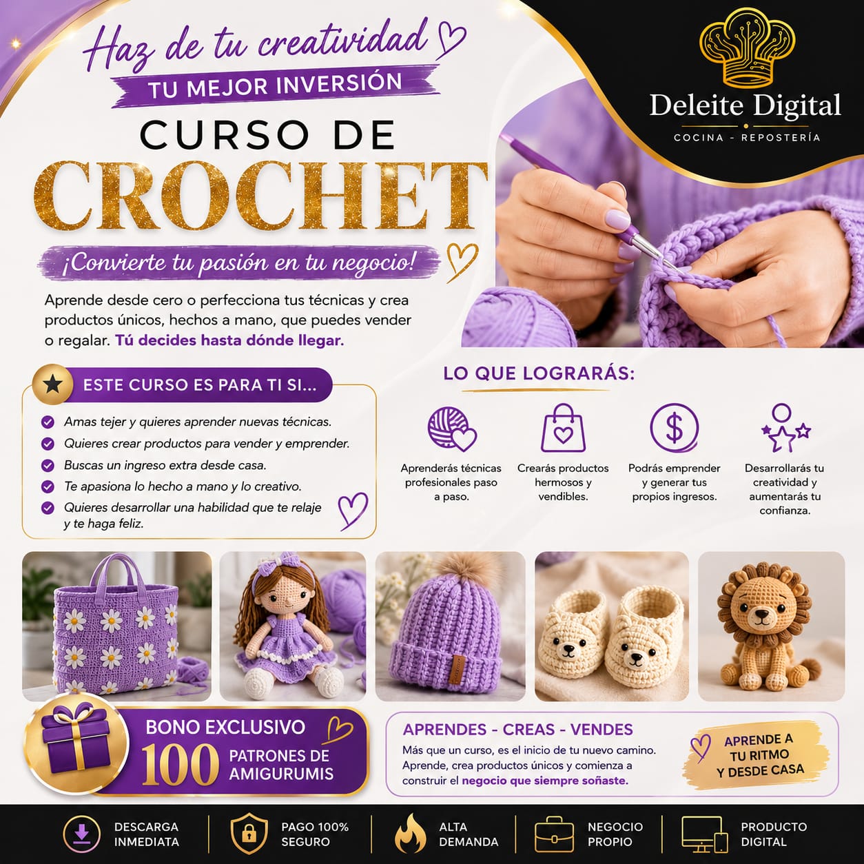 CURSO DE CROCHET