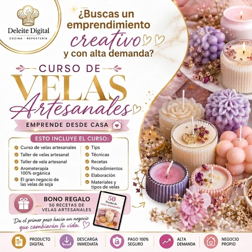 CURSO DE VELAS ARTESANALES