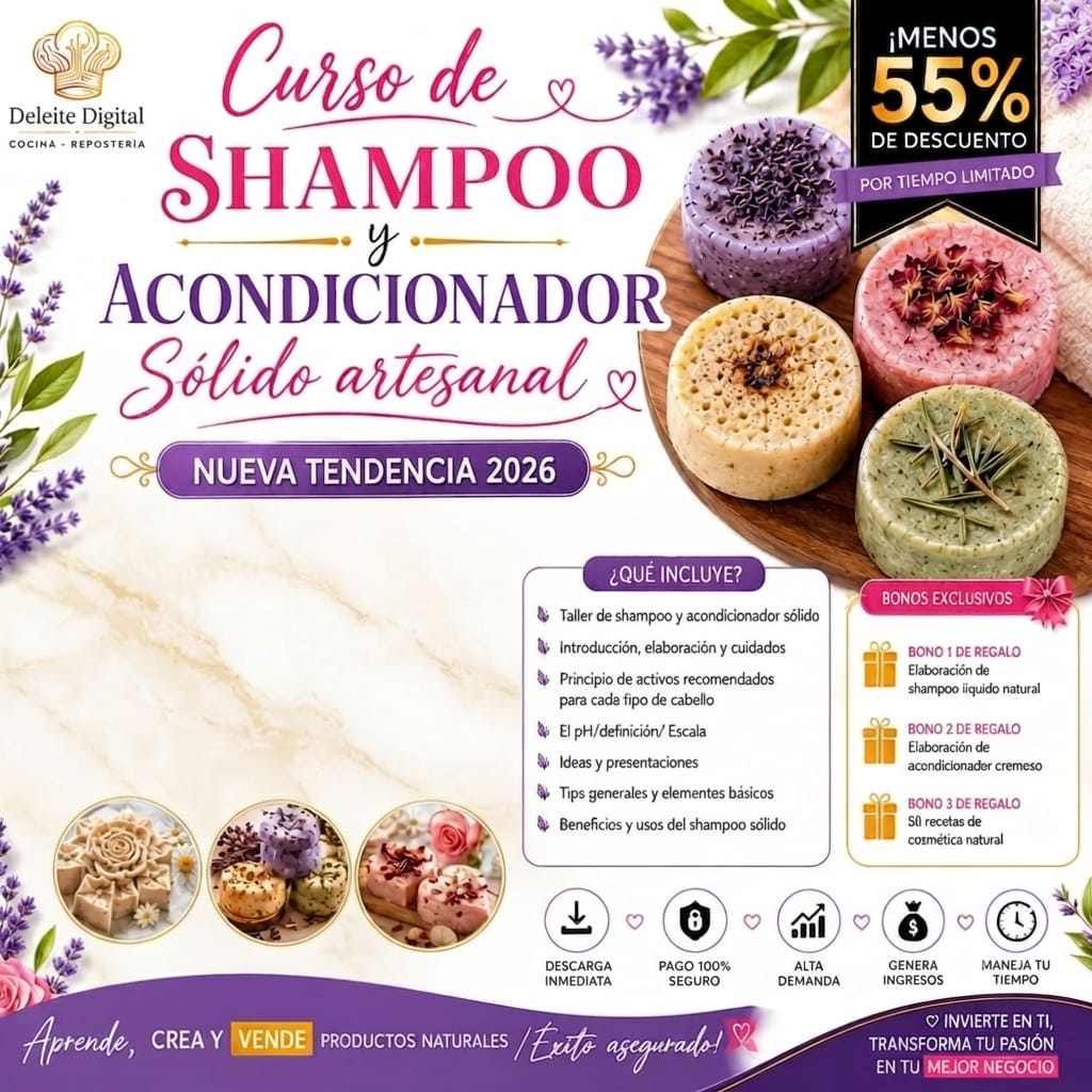 CURSO DE SHAMPOO Y ACONDICIONADOR