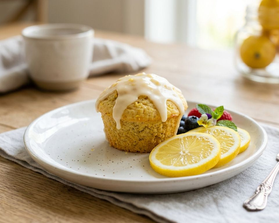 MUFFIN DE LIMÓN (saludable)