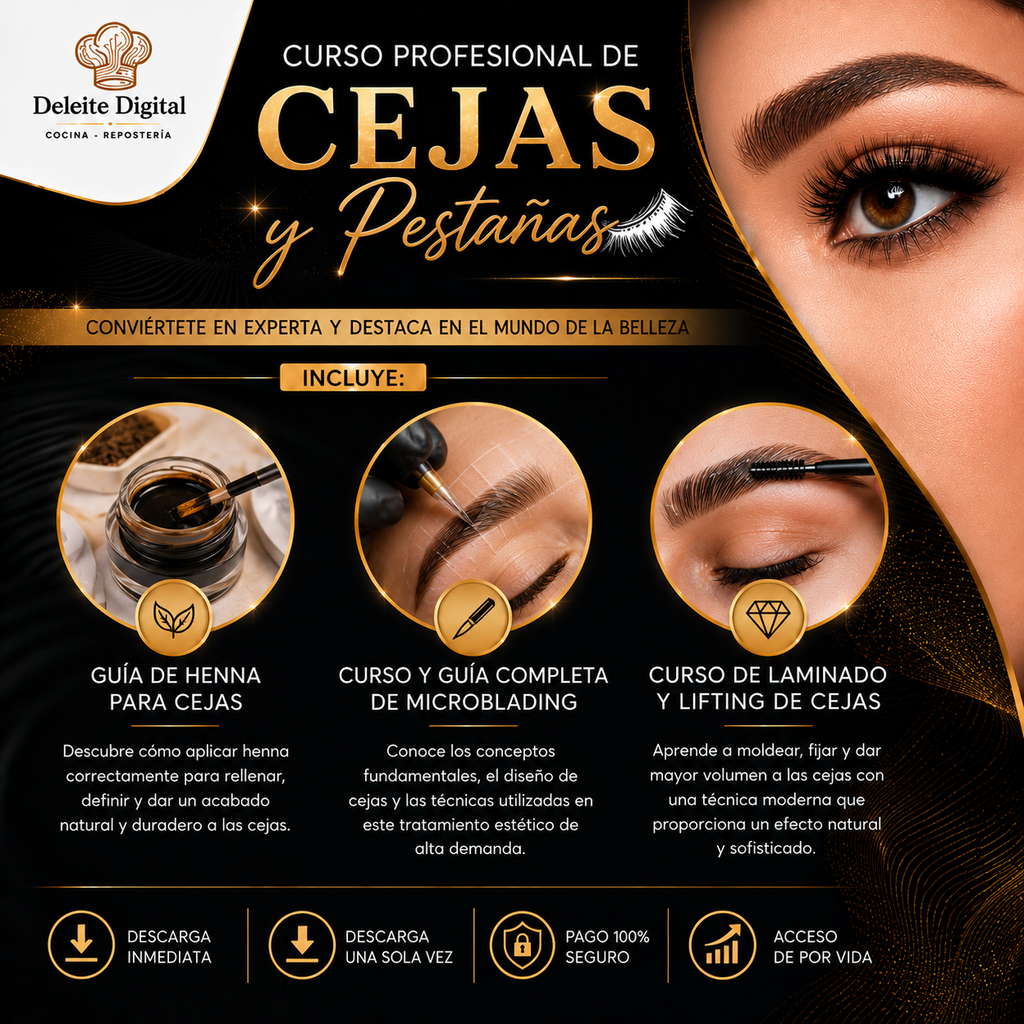 CURSO DE PESTAÑAS Y CEJAS