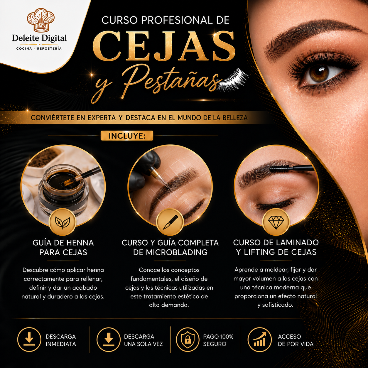 CURSO DE PESTAÑAS Y CEJAS